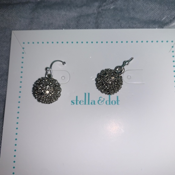 Stella & Dot - Pavé Soiree Drop Earrings - Picture 1 of 4